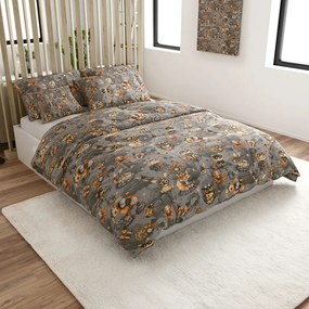 Lenjerie de pat din bumbac pentru copii STEAM DREAMS gri Dimensiune lenjerie de pat: 70 x 90 cm | 140 x 200 cm