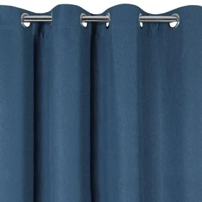 Draperie albastră cu motiv de linie 140 x 250 cm