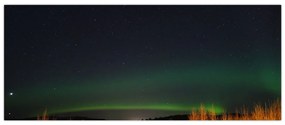 Tablou cu aurora borealis (120x50 cm)