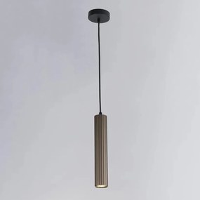 Pendul din aluminiu canelat Anna bronz