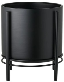 Ghivece decorative 2 buc. din metal ø 25 cm Svarta – House Nordic