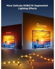 Govee TV Backlight 3 Lite TV 75-85" SMART LED retroiluminare RGBICW Wi-Fi IP67 + telecomandă