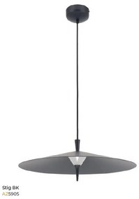 Lustra LED suspendata design decorativ STIG BK