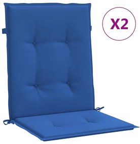 Perne scaun de gradina, 2 buc., albastru regal, 100 x 50 x 3 cm 2, Albastru regal, 100 x 50 x 3 cm