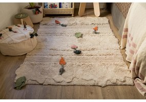 Coș de jucării pentru copii crem din material textil ø 30x23 cm Veggies – Lorena Canals