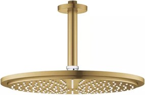 Palarie si brat de dus Grohe Rainshower Cosmopolitan 310 auriu periat Cool Sunrise 1 functie