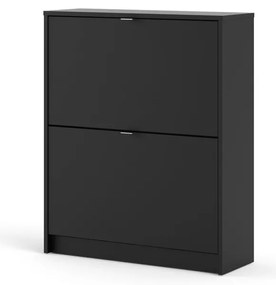Pantofar negru cu deschidere înclinată Shoes – Tvilum