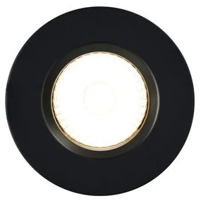 Set de 3 spoturi incastrabile baie LED dimabil Fremont 3-Kit IP65 2700K negru