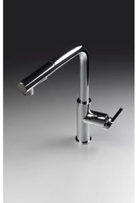 Deante BKM_073M - Baterie chiuvetă cu duș extractibil MOMI crom lucios