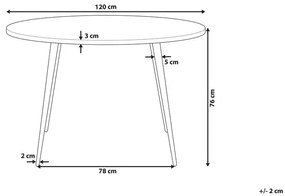 Scaun de sufragerie ODDIS (gri deschis) (pentru 4 persoane). 1022913