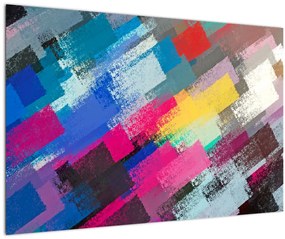 Tablou - Dungi colorate cu pensula (90x60 cm)