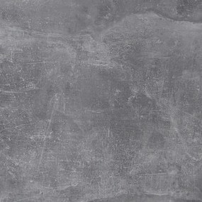 FMD Birou cu 1 sertar, gri beton si alb, 123 x 50 x 76,5 cm Gri beton