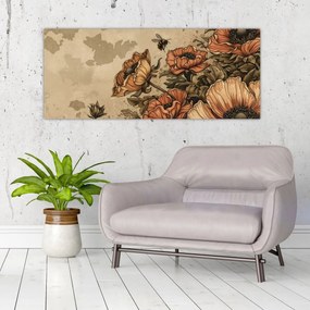 Tablou - Pajiștea albinelor II. (120x50 cm)