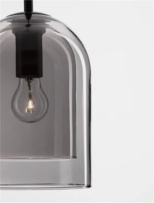 Lustra, Pendul modern Velor fumuriu 18cm
