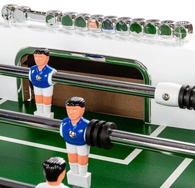 Masă de fotbal Liverpool, 141 x 125 x 89 cm, 60 kg, alb