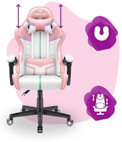 Scaun gaming pentru copii HC - 1004 culoare pastel