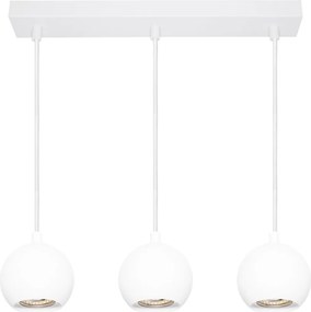 Osram - Lustră suspendată pe cablu SPOT SPHERAL, 3x GU10/6W/230V, albă