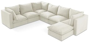 Colțar bej (cu colț pe partea stângă/în formă de "U") Manao – Makamii