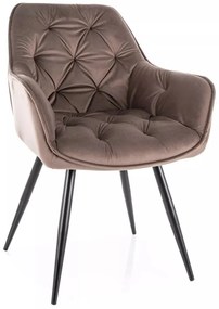 Scaun Cherry velvet cappuccino Blu38