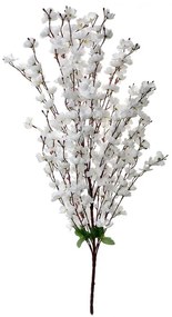 Floare artificiala de cires alb 40/10/100 cm