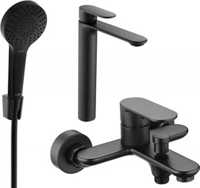 Mexen Milo R05 set pentru cadă, negru - 71313R05-70
