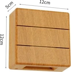 Immax 08522L - Aplica de perete LED pentru exterior LUXLINE LED/6W/230V 3000K IP54 stejar