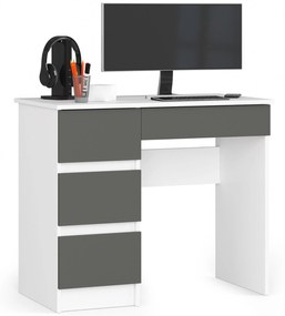 Masă PC Alineadas (alb + grafit). 1117078
