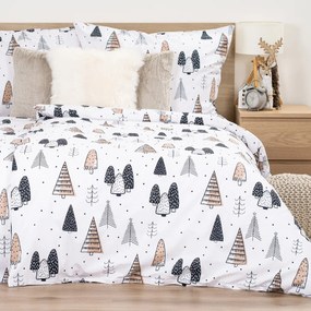 Lenjerie de pat din bumbac 4Home Frugal Winterland, 220 x 200 cm, 2 buc. 70 x 90 cm