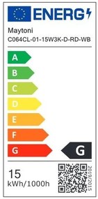Spot LED aplicat, plafoniera dimabil design tehnic Alfa alb, negru 10cm