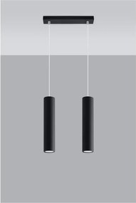 Lustră neagră din metal Castro – Sollux