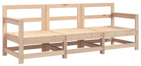 825527 vidaXL Set mobilier de grădină, 3 piese, lemn masiv de pin