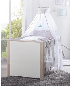 Pătuț alb-natural 70x140 cm Olaf – Roba