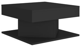 808369 vidaXL Măsuță de cafea, negru, 57x57x30 cm, lemn prelucrat
