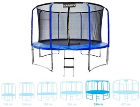 Marimex, Trambulină cu plasă de siguranță și scară, 396 cm