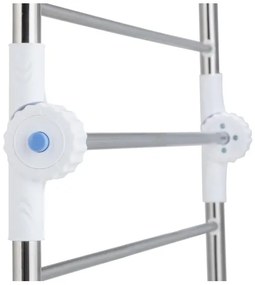 WENKO 3772020100 - Uscător de rufe PROFI 65x150 cm inox/argintiu/alb