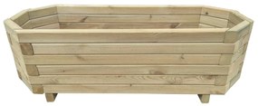 vidaXL Strat inălțat de grădină, 100 x 40 x 31 cm, lemn de pin tratat