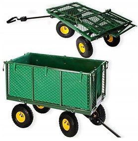 CĂRUCIOR DE GRĂDINĂ 3ÎN1 500KG 220L - WO02