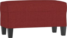 vidaXL Bancă, roșu vin, 70x35x41 cm, textil