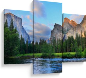 Tablou cu peisaj montan sălbatic (90x60 cm)