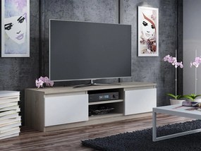 Masă TV MALTA lățime 140 Sonoma / Alb