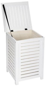 Coș de rufe alb din lemn 56 l Oslo – Wenko