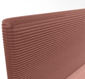 Pat de o persoană 120 cm Napoli Bonell (teracotă) (cu somieră, cu sp. depozitare). 1082436