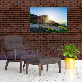 Tablou - Dimineața în Alpi Tirol (90x60 cm)