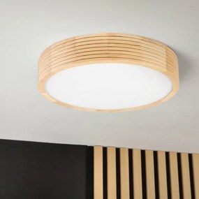 Plafonieră de baie NATURAL MODERN 3xE27/15W/230V Ø 37,5 cm pin
