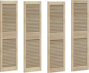 vidaXL Ușă de Dulap cu ușă 4 pcs natural 140,5 x 2,1 x 39,5 cm