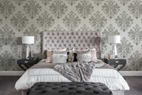 Tapet Baroque Pearl, White, Rebel Walls