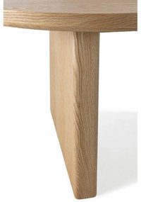 Masă de dining cu aspect de lemn de frasin 100x200 cm Blair – MOME