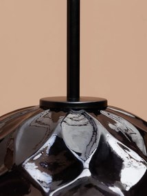 Lustra neagra, din sticla, Facets