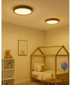 Plafonieră LED 24W/230V, 3000/4000/6500K, Ø 30 cm, maro