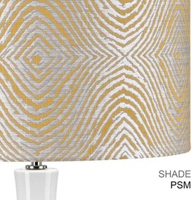 Lampă de masă Elstead MILO-PN-TL-PSM MILO 1xE27/60W/230V gri/auriu